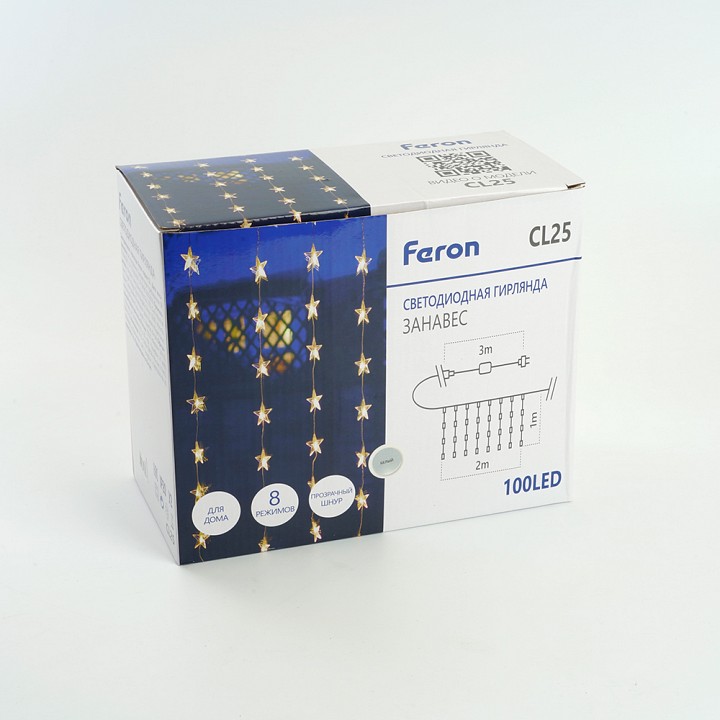 Занавес световой Feron CL25 48608