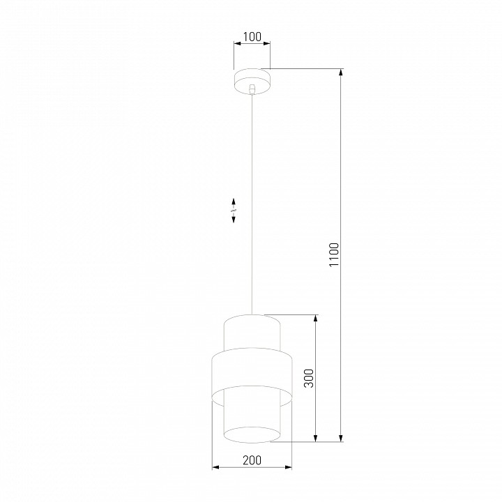 Подвесной светильник TK Lighting Calisto 849 Calisto