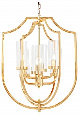 Подвесная люстра LUMINA DECO Trulia LDP 8006-6 F.GD