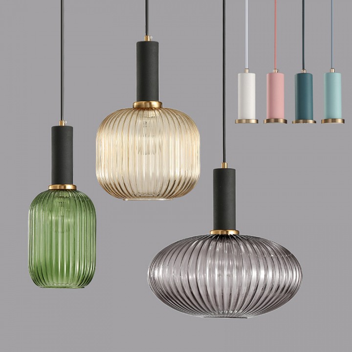 Подвесной светильник Imperiumloft Ferm Living Chinese Lantern A Brass / Green IRIS01