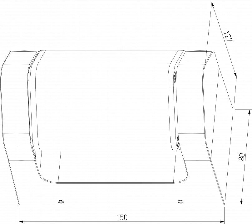 Накладной светильник Elektrostandard DORS a062882