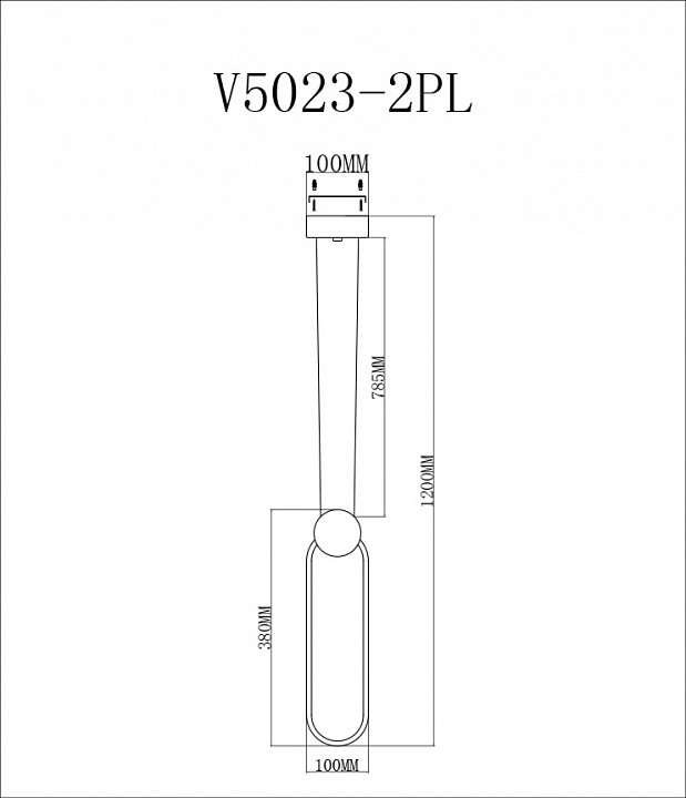 Подвесной светильник Moderli Store V5023-2PL