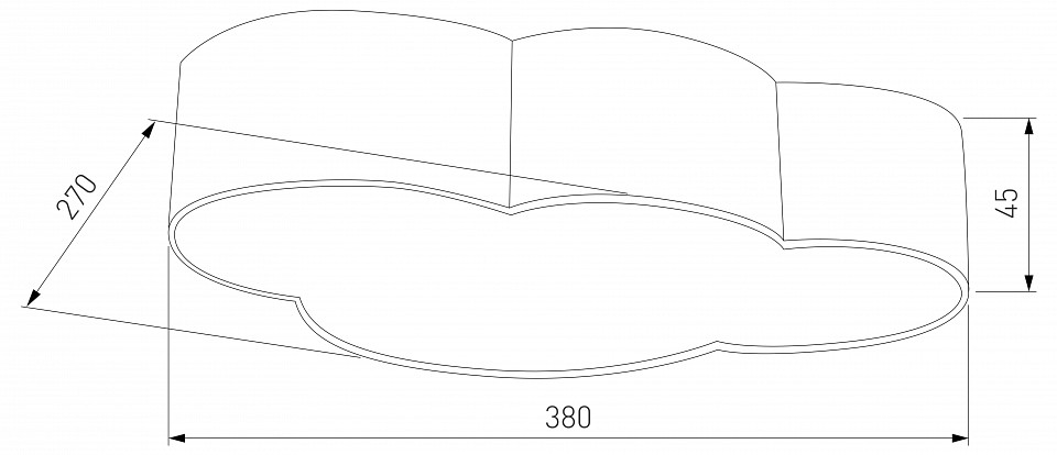 Накладной светильник TK Lighting Cloud 4964 Cloud