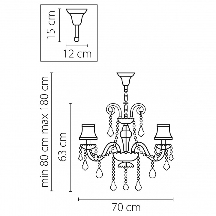 Подвесная люстра Osgona Nativo 715087