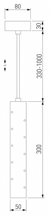 Подвесной светильник Elektrostandard Bong a055668