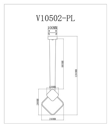 Подвесной светильник Moderli Store V10502-PL