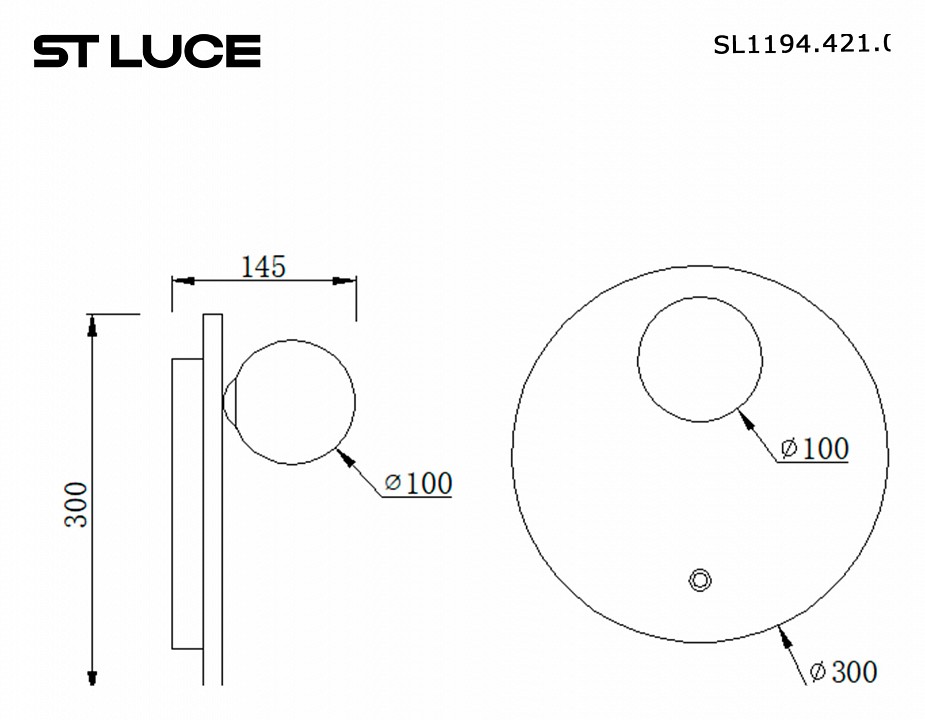 Накладной светильник ST-Luce Earthy SL1194.421.01