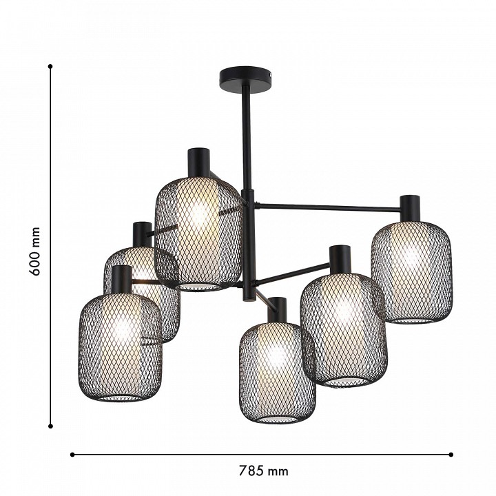 Люстра на штанге F-promo Tokri 4602-6C