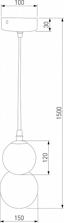 Подвесная люстра Eurosvet Polar 50251/1 LED белый