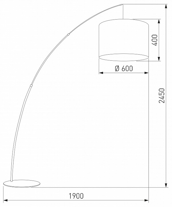 Торшер TK Lighting Moby 5488 Moby Green