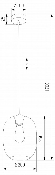 Подвесной светильник TK Lighting Elio 5971 Elio