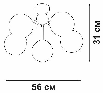 Потолочная люстра Vitaluce V3772 V3772-8/5PL