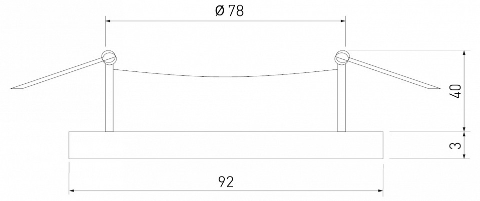 Встраиваемый светильник Elektrostandard 122 MR16 a055671