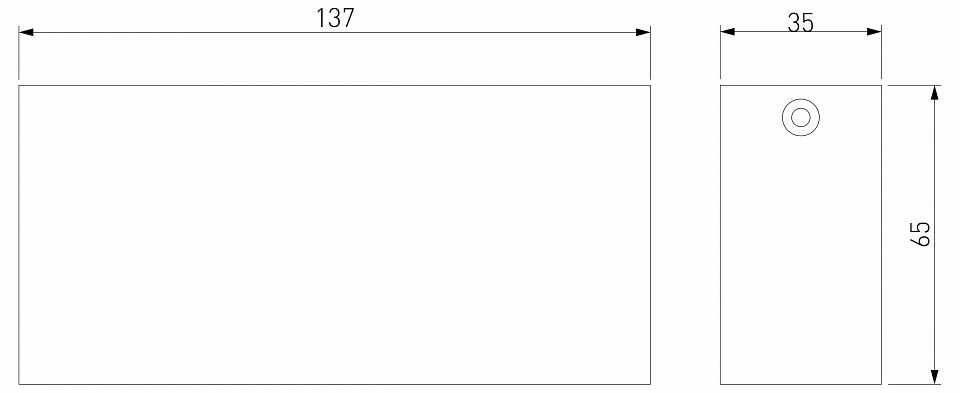 Накладной светильник Elektrostandard Block a066996