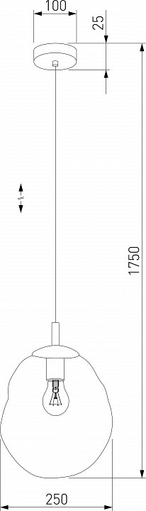 Подвесной светильник TK Lighting Sol 10083 Sol