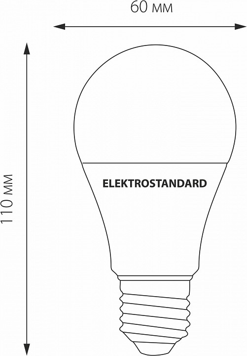 Лампа светодиодная Elektrostandard Classic LED E27 12Вт 4200K a060106