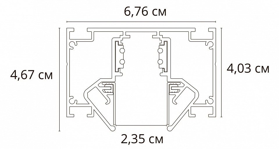 Трек накладной Arte Lamp Linea-Accessories A473206