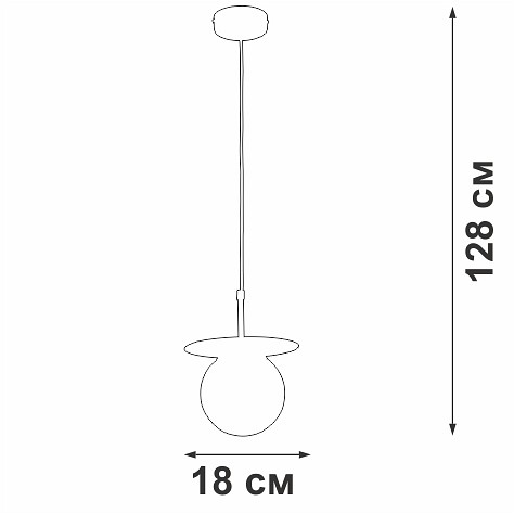 Подвесной светильник Vitaluce V29880 V29880-8/1S