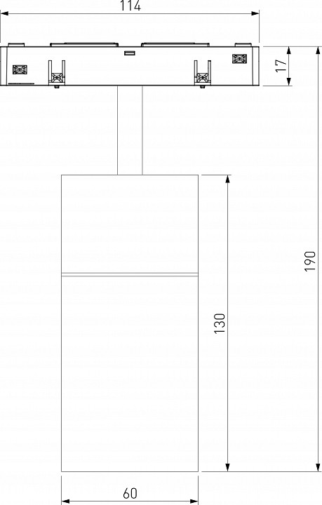 Светильник на штанге Elektrostandard Slim Magnetic a066517