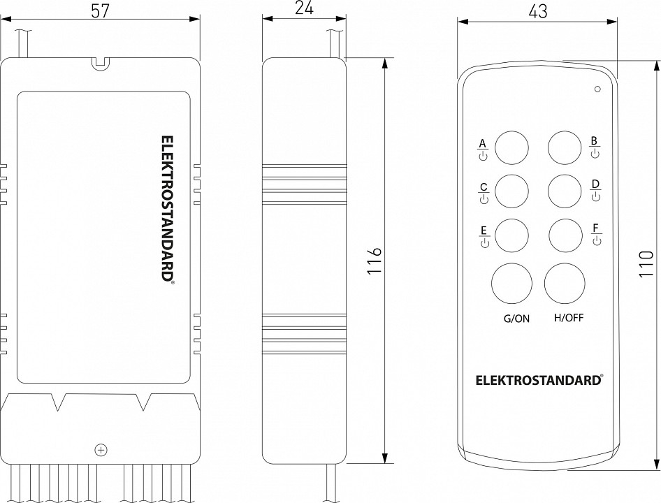 Контроллер с пультом ДУ Elektrostandard Y a031675