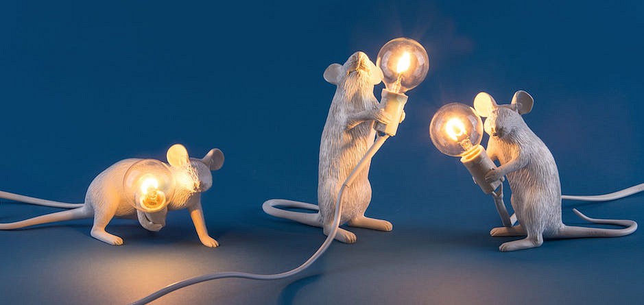 Настольная лампа декоративная Imperiumloft Seletti Mouse 43.266
