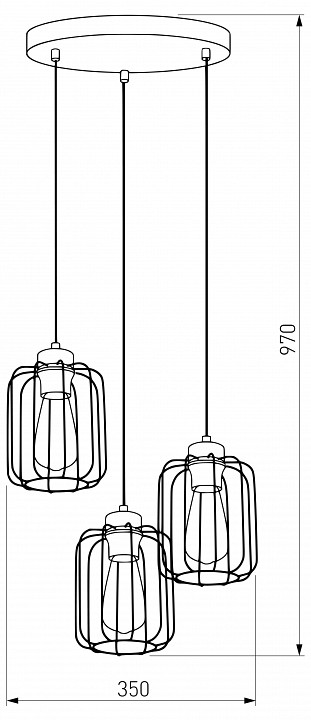 Подвесной светильник TK Lighting Galaxy New a062968