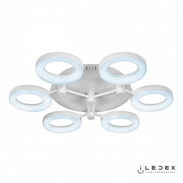 Потолочная люстра iLedex Jomo FS-014-X6-(B) 72W WH