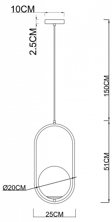 Подвесной светильник Arte Lamp Matisse A7746SP-1AB