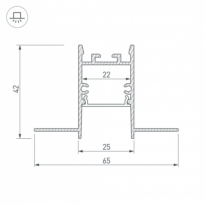 Профиль встраиваемый Arlight SL-COMFORT 033275