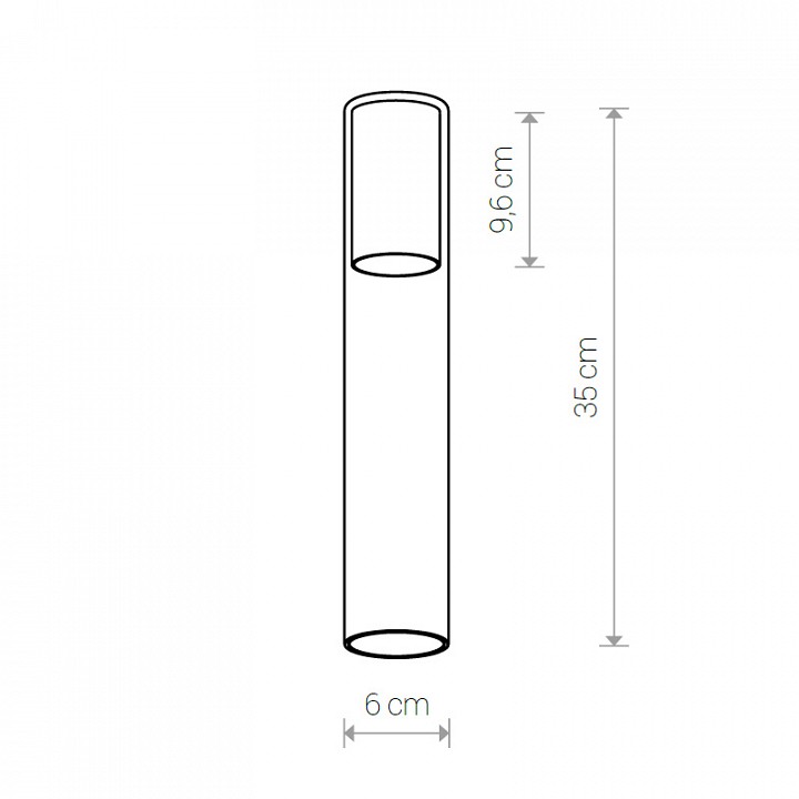 Плафон Nowodvorski Cameleon Cylinder L TR/BS 8540