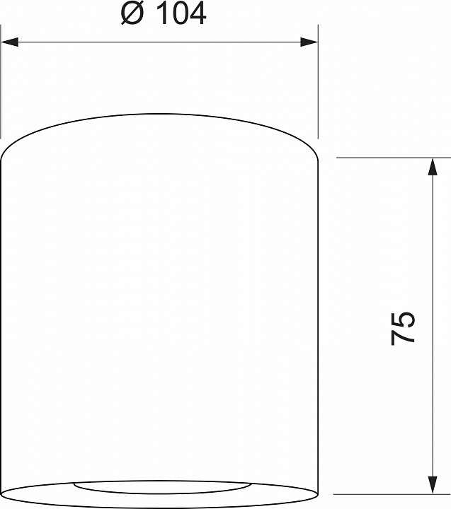 Накладной светильник Elektrostandard DLR026 a063935