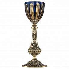 Настольная лампа декоративная Bohemia Ivele Crystal 7100 71100L/15 GB P1 Amber-Blue/H-1H