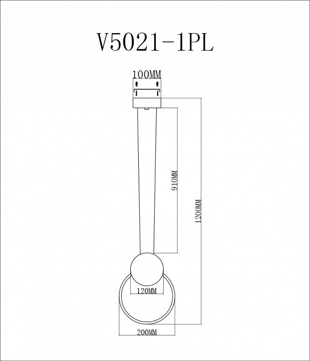 Подвесной светильник Moderli Store V5021-1PL