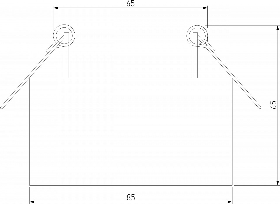 Встраиваемый светильник Elektrostandard Glam a065710