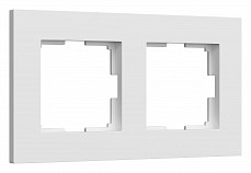 Рамка на 2 поста Werkel Slab (белый софт) W0022961