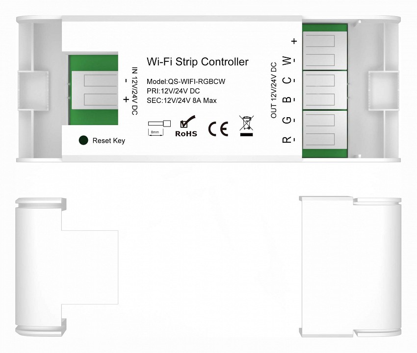 Контроллер-регулятор цвета RGBW Wi-Fi для смартфонов и планшетов ST-Luce Around ST9000.500.01RGBCW