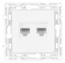 Розетка Ethernet RJ-45 без рамки Arte Milano am-217 217.45-2.white