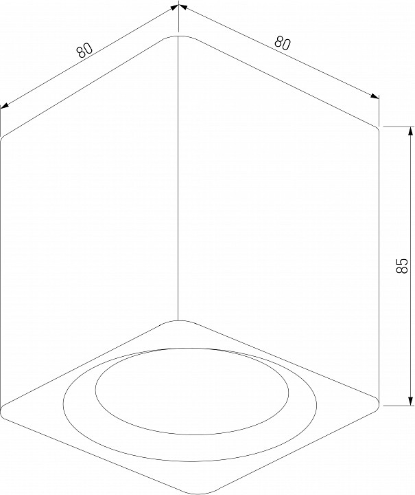 Накладной светильник Elektrostandard Matrix a065287