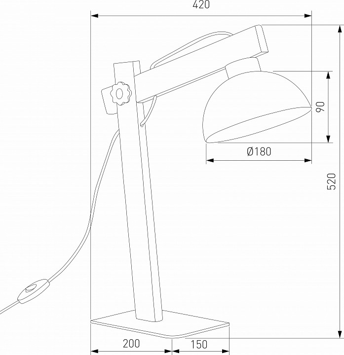 Настольная лампа декоративная TK Lighting Oslo 5346 Oslo