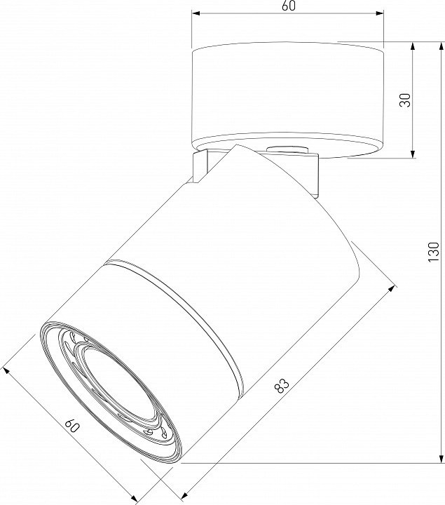 Светильник на штанге Elektrostandard Niro a065463