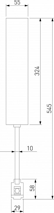 Основание на штанге Elektrostandard Esthetic Magnetic a065442