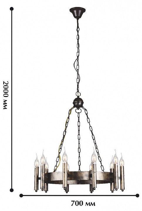 Подвесная люстра Favourite Fortezza 1144-10P