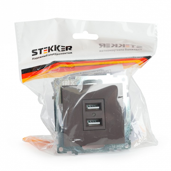 Розетка USB, без рамки Stekker Катрин 49027