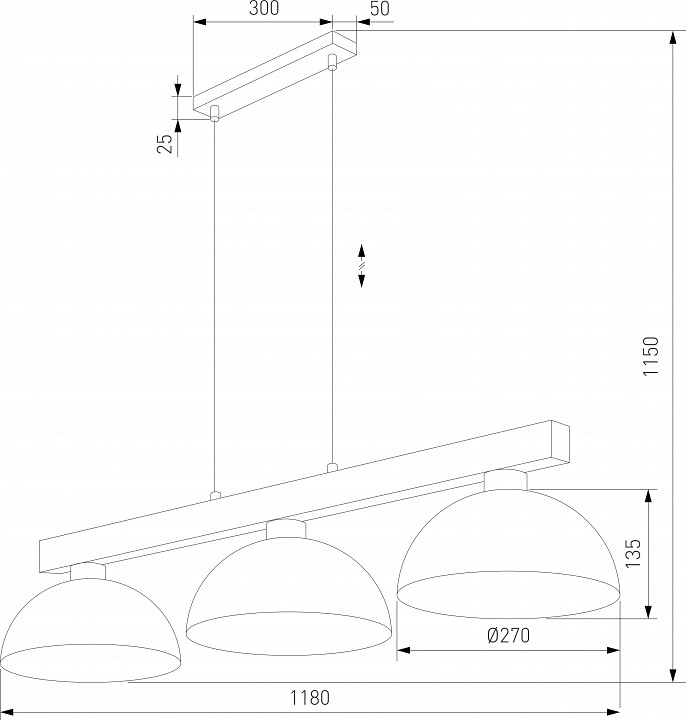 Подвесной светильник TK Lighting Oslo 4710 Oslo