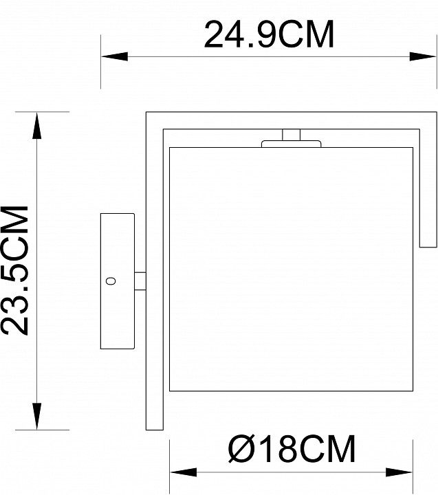 Бра Arte Lamp Aperol A5031AP-1SS