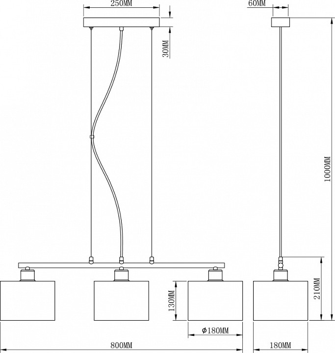 Подвесной светильник Moderli Room V2731-3P