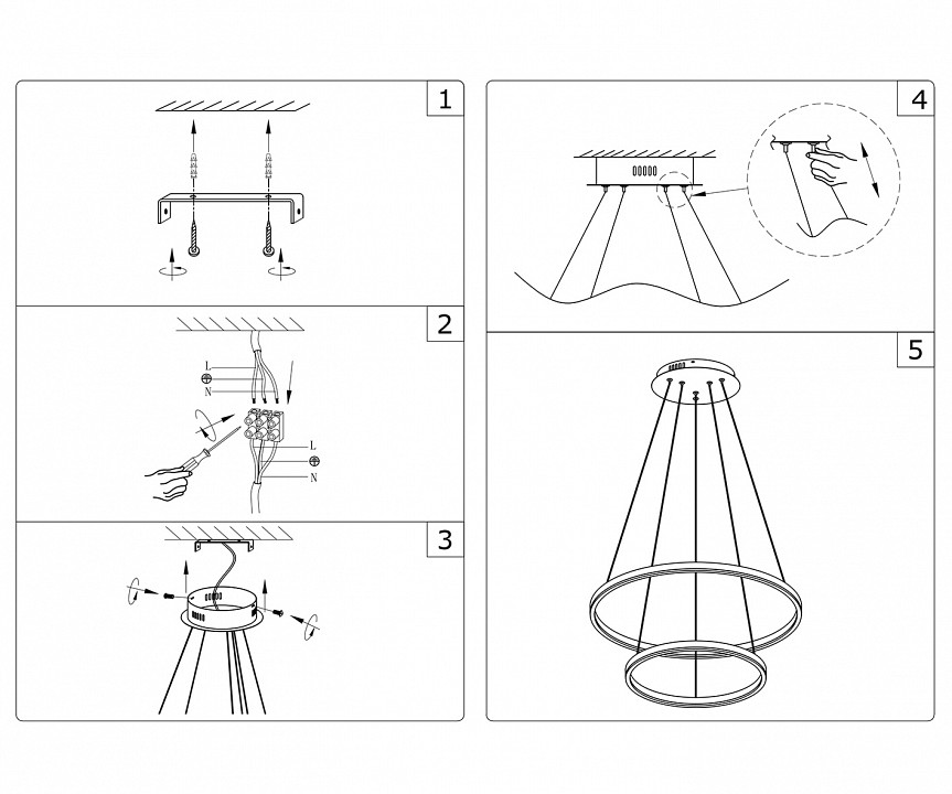 Подвесной светильник Kink Light Тор 08219,19A(4000K)