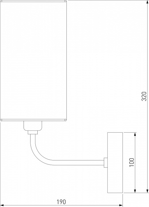 Бра Eurosvet Purezza 60128/1 хром