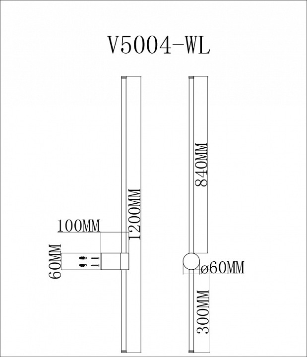 Бра Moderli Ricco V5004-WL