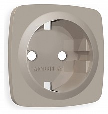 Накладка для розетки с заземлением Ambrella Volt Quant OP3660